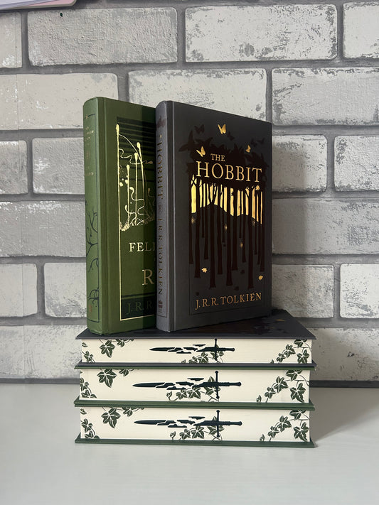 The Hobbit by J.R.R Tolkien hardback with sprayed edges