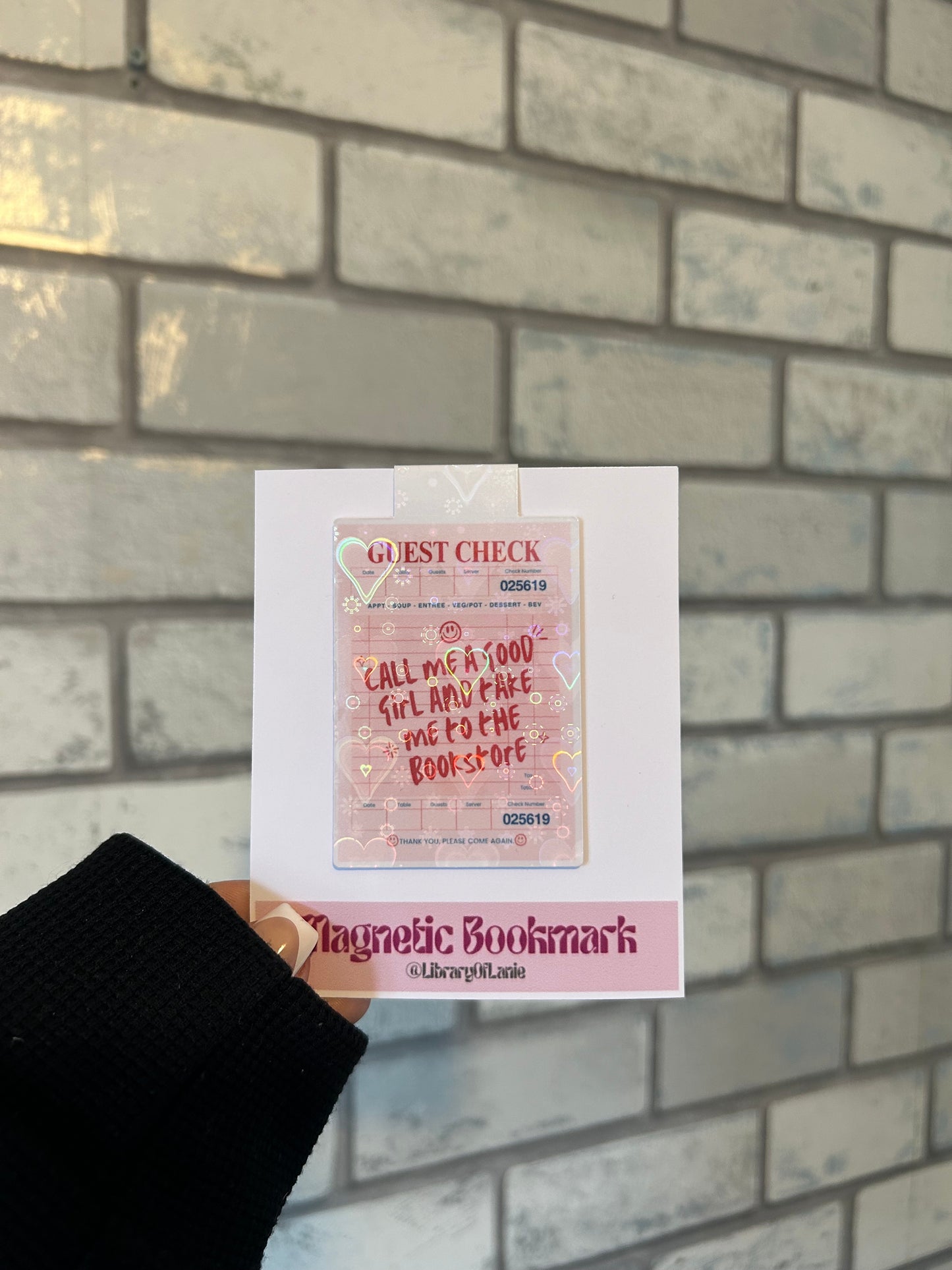 Magnetic Bookmark - Call Me A Good Girl and Take Me To The Bookstore