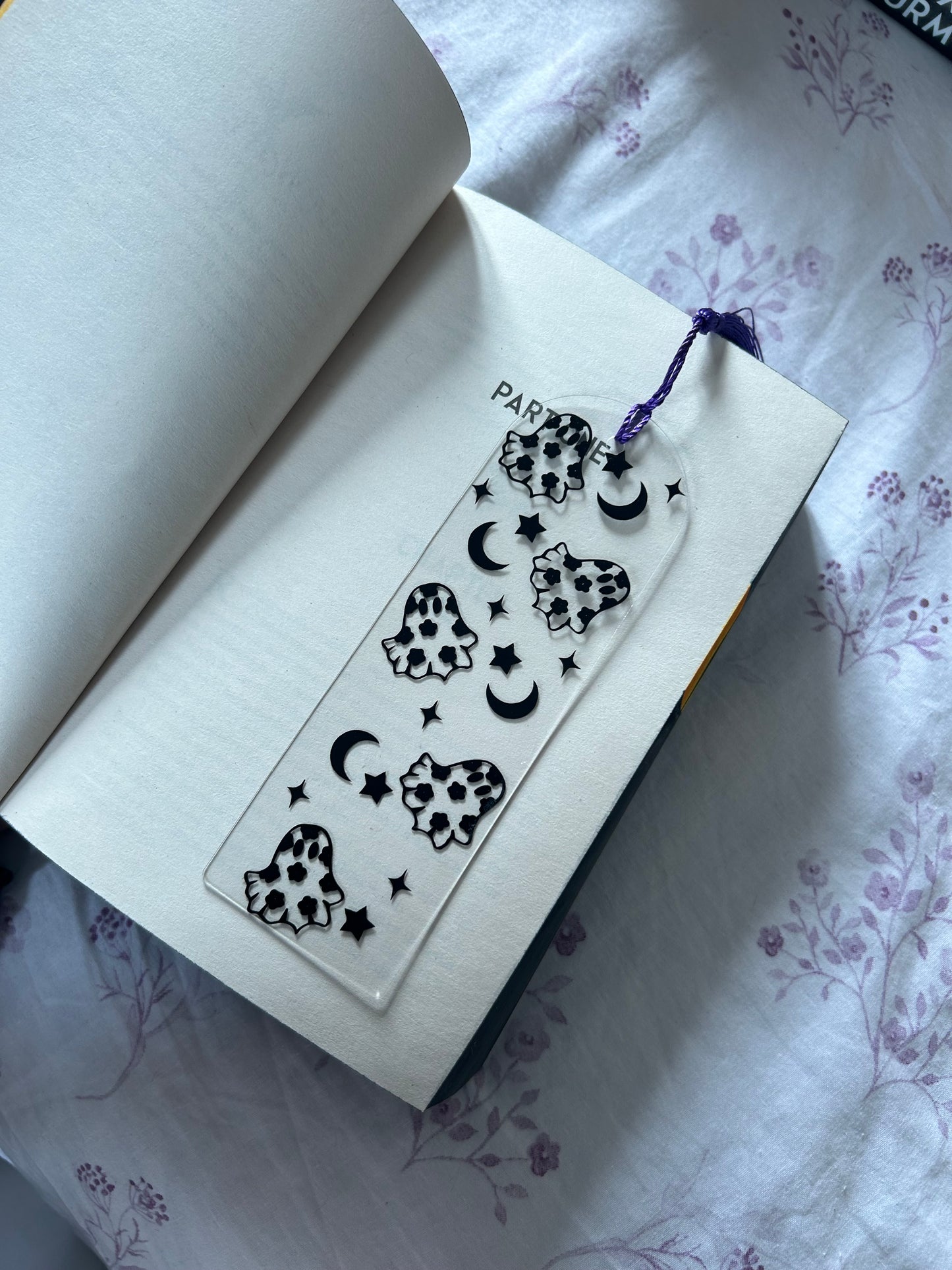Ghost acrylic bookmark