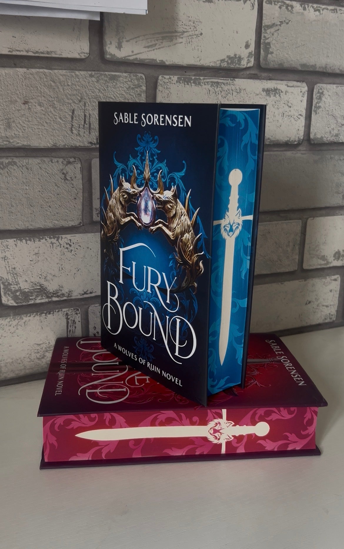 Wolves of Ruin Set - Dire Bound and Fury Bound with sprayed edges