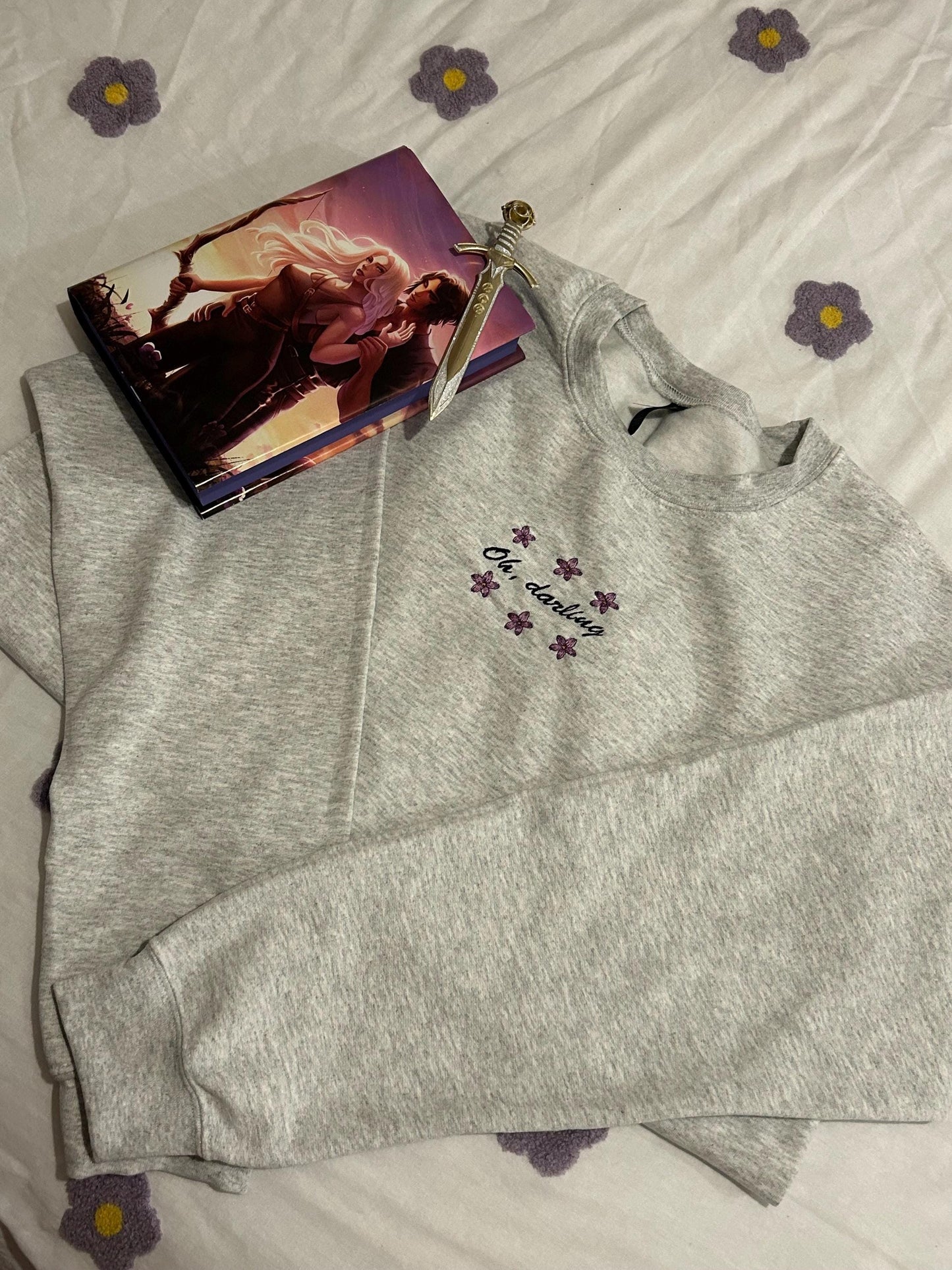 Oh, Darling Embroidered Sweatshirt