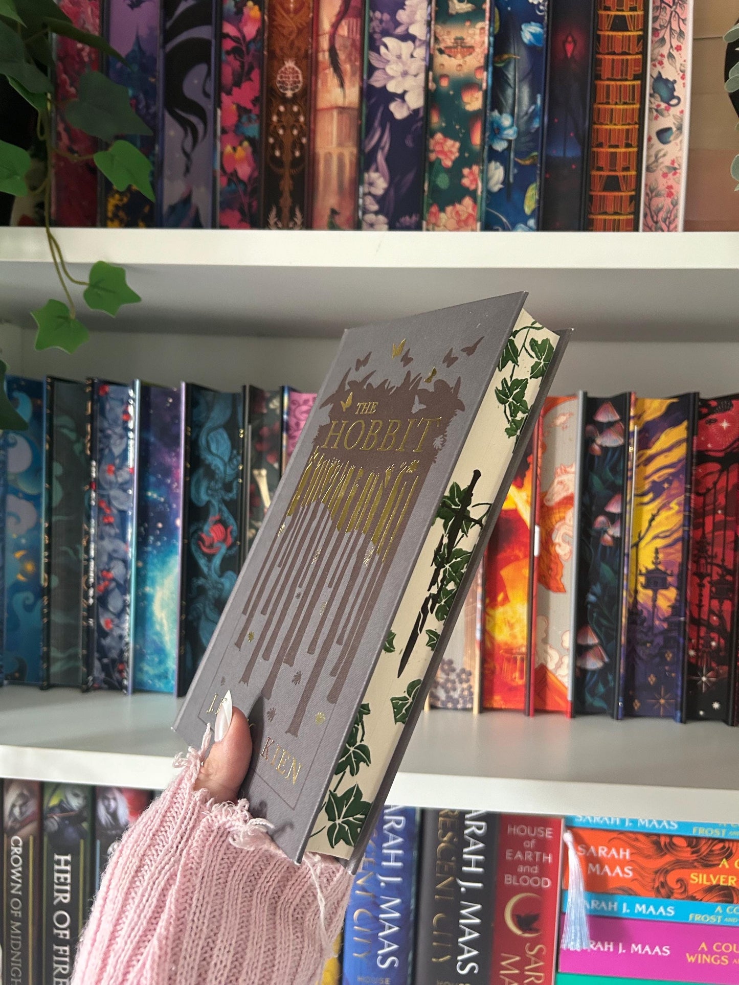 The Hobbit by J.R.R Tolkien hardback with sprayed edges