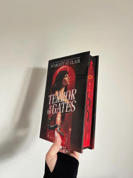 Terror At The Gates: Dark Romance Novel with Custom Sprayed Edges
